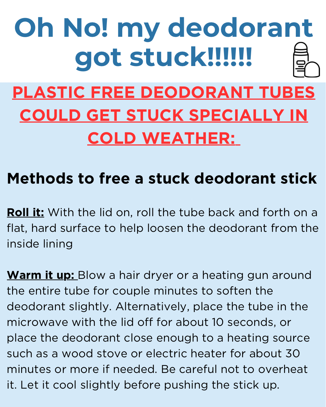 Natural Deodorant - Eucalyptus & Mint