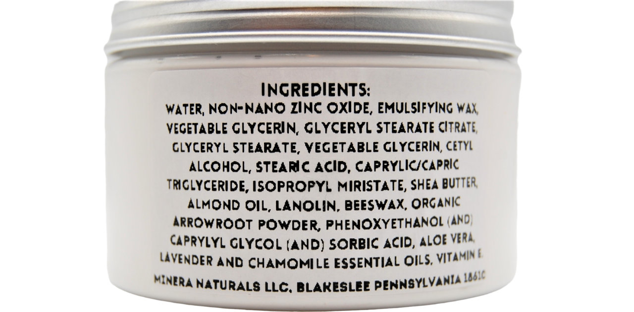 Calming Baby Diaper Rash Cream - Lavender & Chamomile