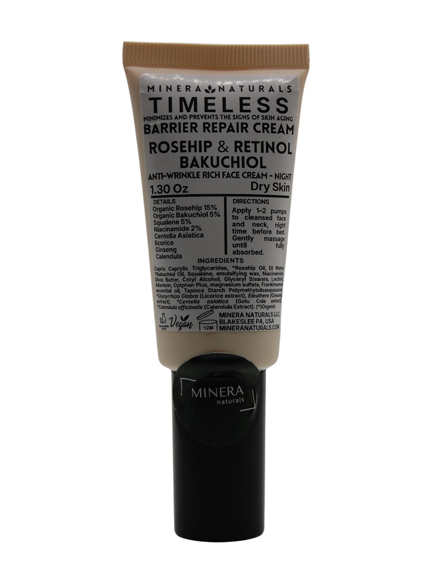 Timeless Barrier Repair & Anti-wrinkle Rich Face Cream - Dry Skin