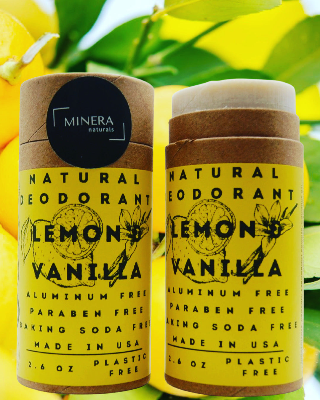 Natural Deodorant Lemon & Vanilla