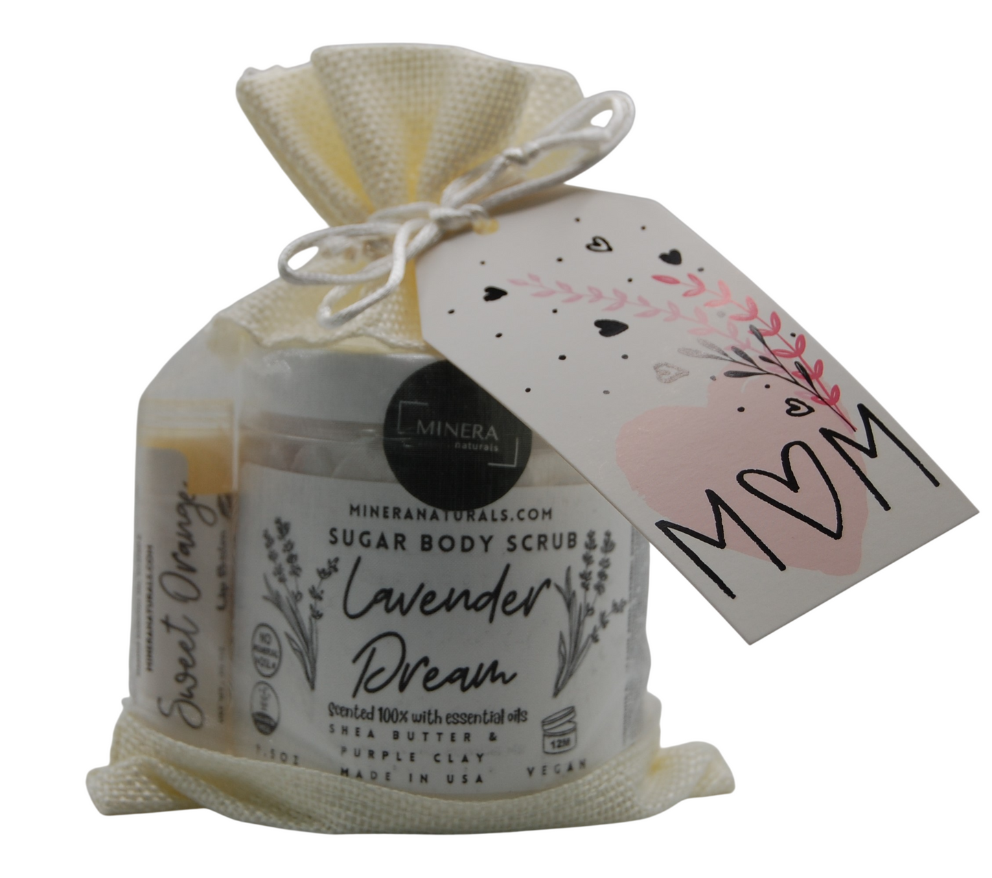 Mother's Day Gift Set Body Scrub & Lip Balm