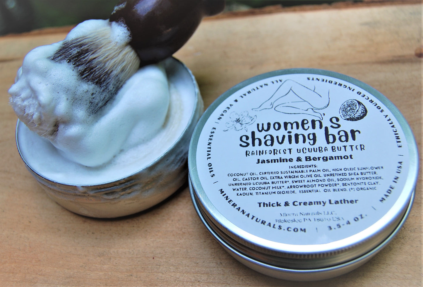 Women's shaving Bar Jasmine & Bergamot