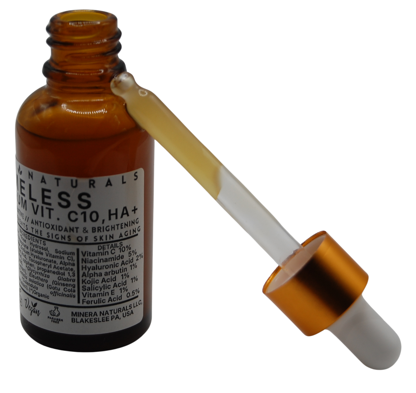 Timeless Face Serum Stable Vitamin C, Hyaluronic Acid +