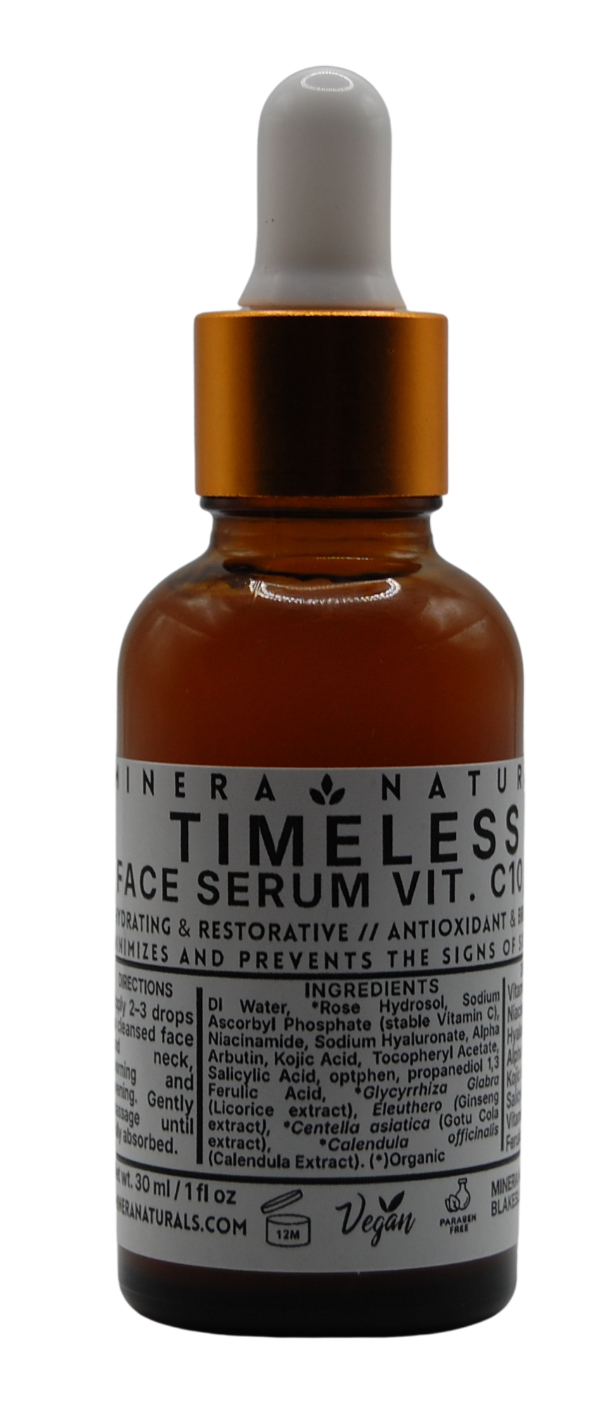 Timeless Face Serum Stable Vitamin C, Hyaluronic Acid +