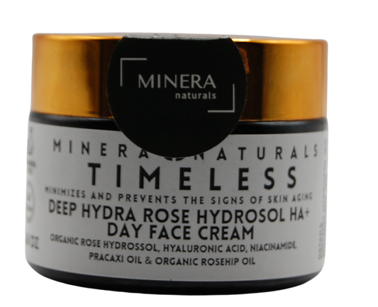 Timeless Face Day Cream - Deep Hydra Rose Hydrosol HA+
