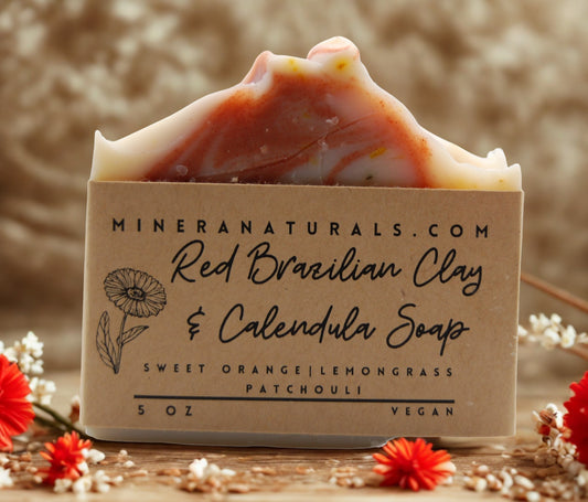 Red Brazilian Clay & Calendula