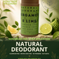 Natural deodorant - Bergamot & Lime