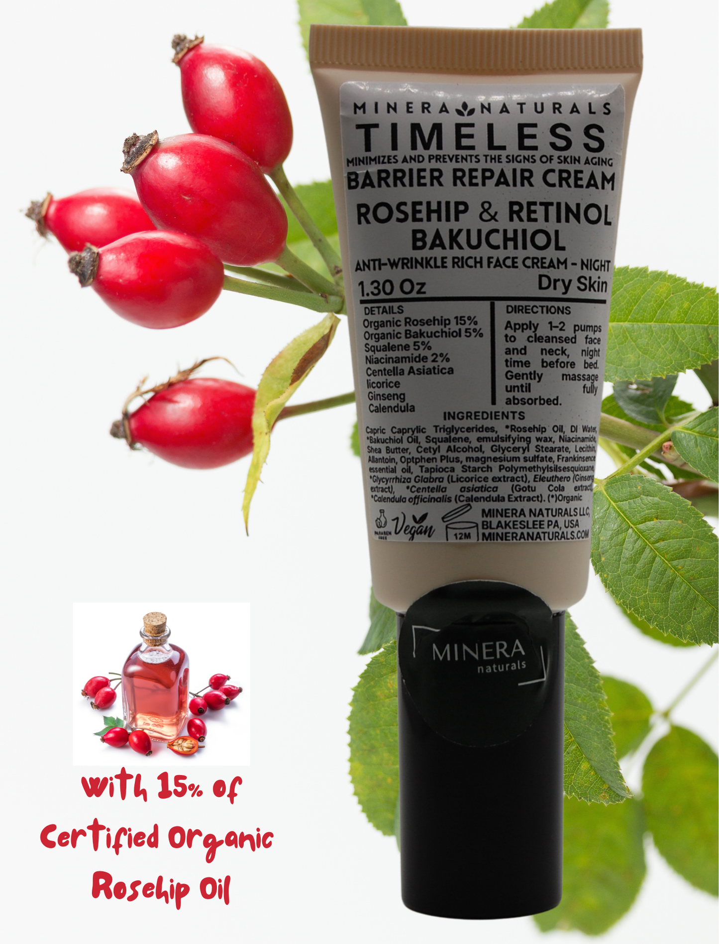 Timeless Barrier Repair & Anti-wrinkle Rich Face Cream - Dry Skin