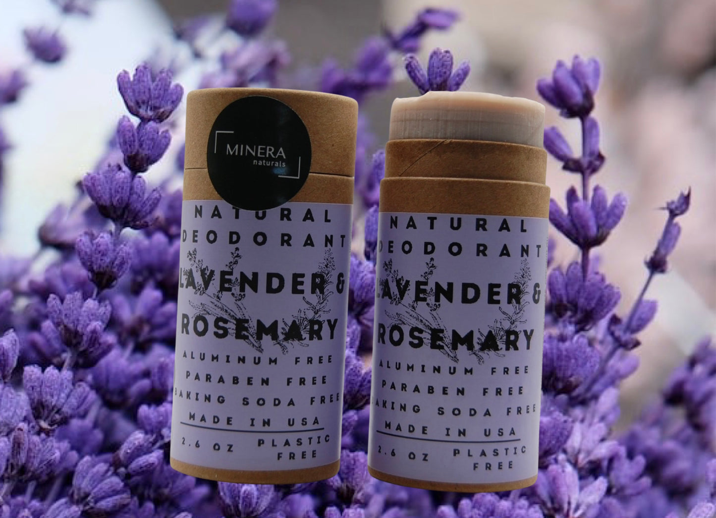 Natural Deodorant - Lavender & Rosemary