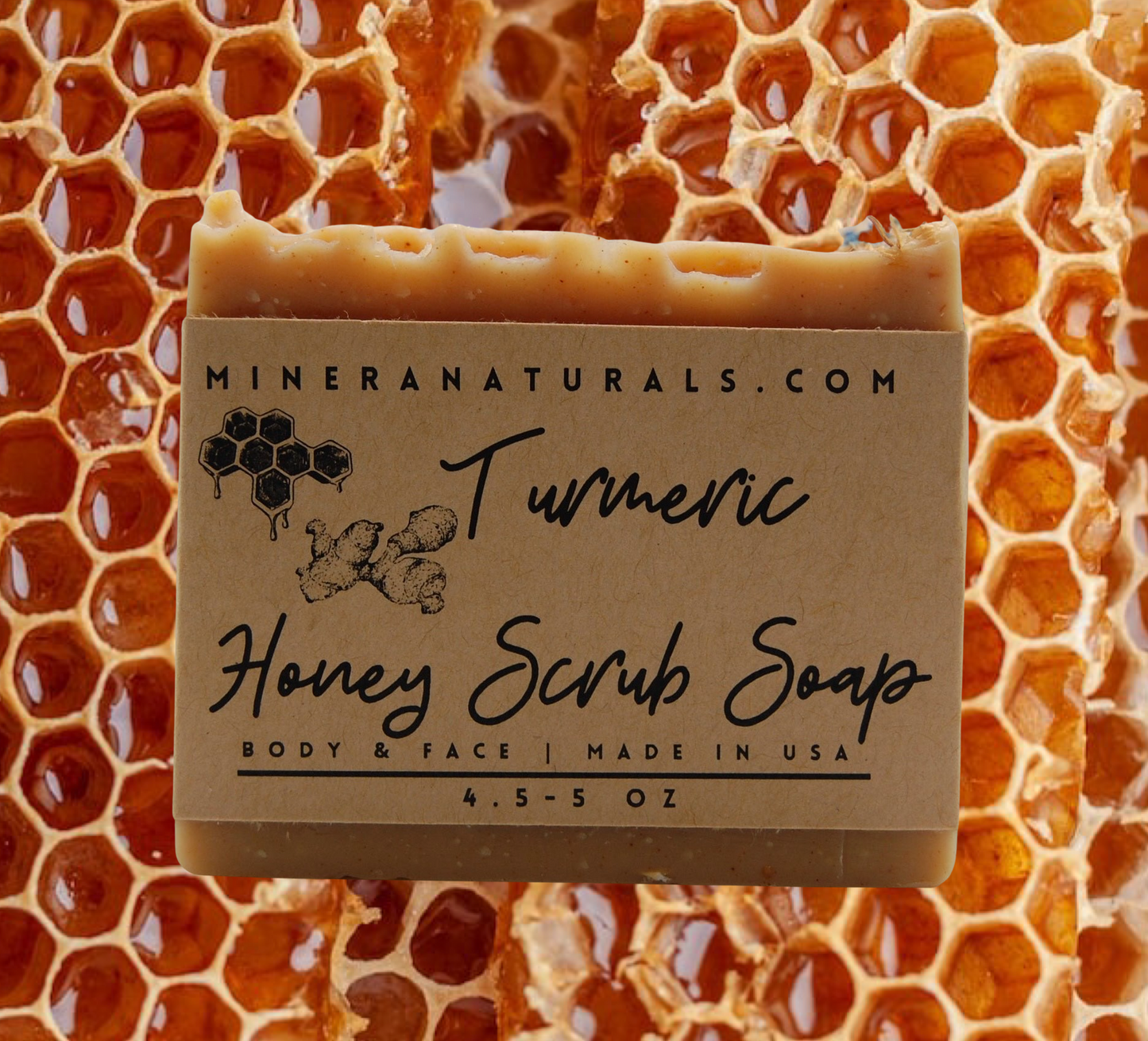 Turmeric honey scrub