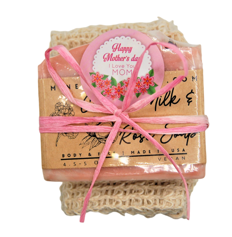 Soap & Exfoliating Pouch Bag Set