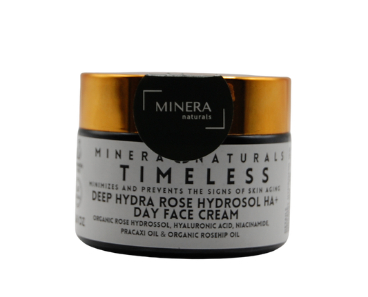 Timeless Face Day Cream - Deep Hydra Rose Hydrosol HA+
