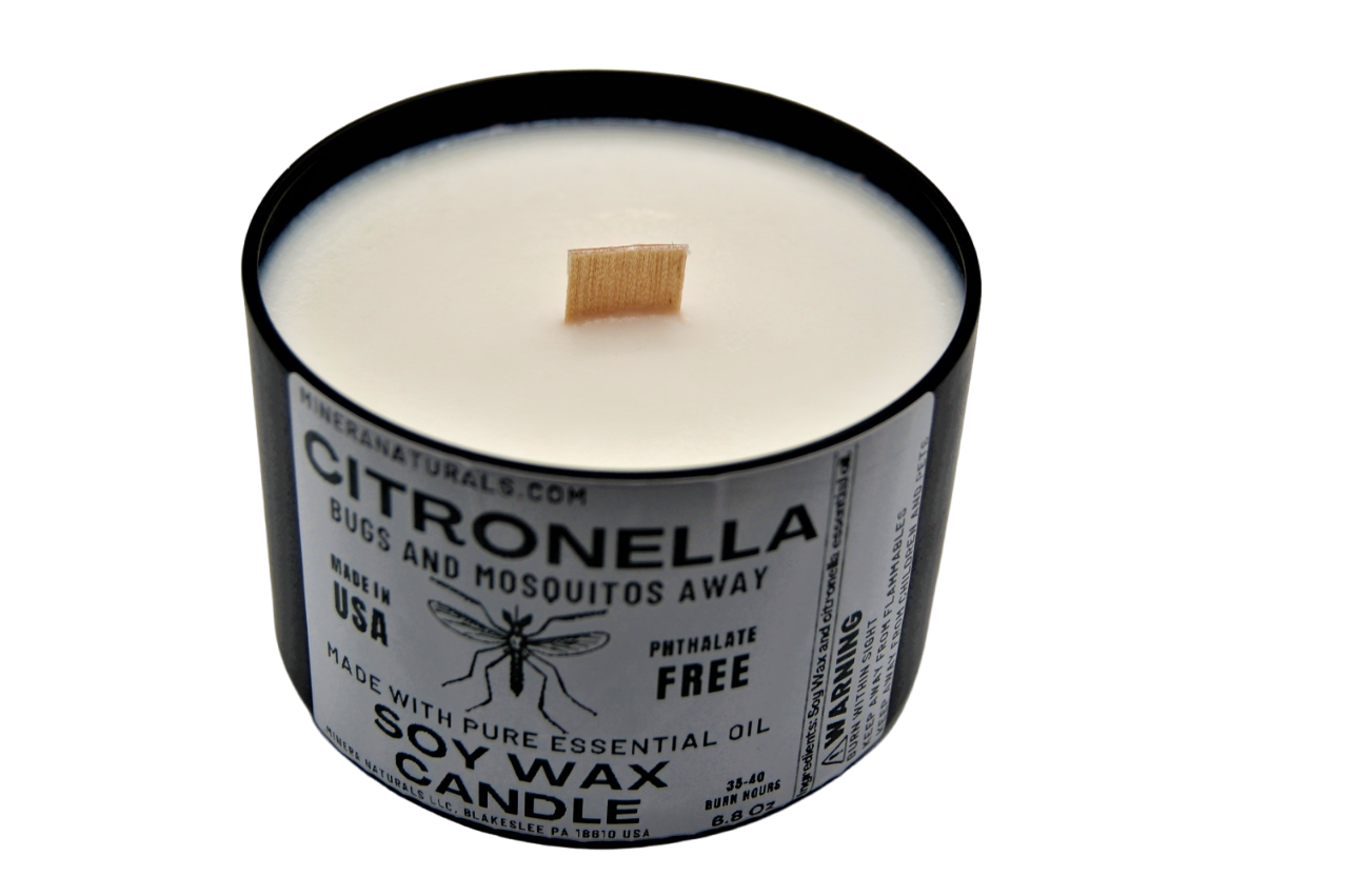 Citronella Candle - 100% Natural